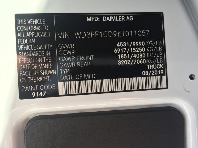 Photo 9 VIN: WD3PF1CD9KT011057 - MERCEDES-BENZ SPRINTER 2 