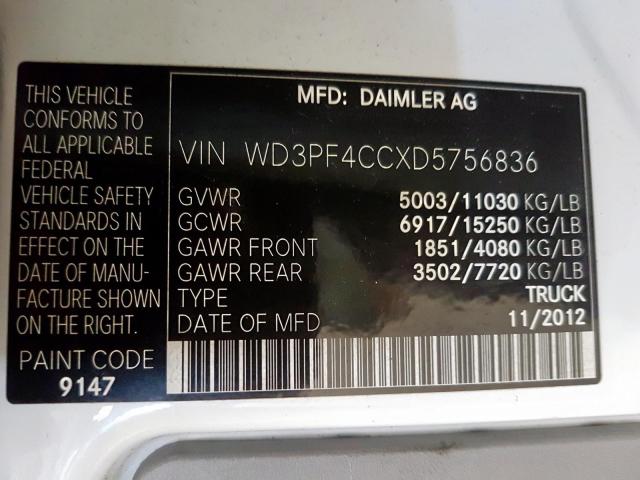 Photo 9 VIN: WD3PF4CCXD5756836 - MERCEDES-BENZ SPRINTER 3 