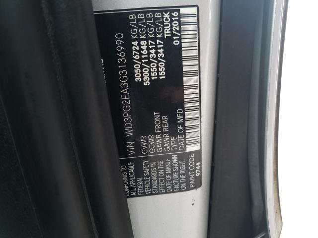 Photo 9 VIN: WD3PG2EA3G3136990 - MERCEDES-BENZ METRIS 