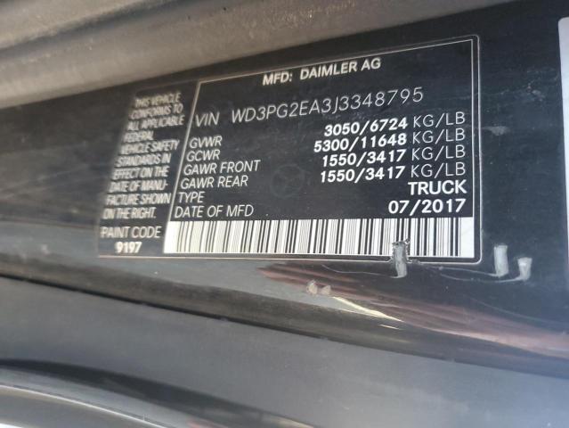 Photo 12 VIN: WD3PG2EA3J3348795 - MERCEDES-BENZ METRIS 