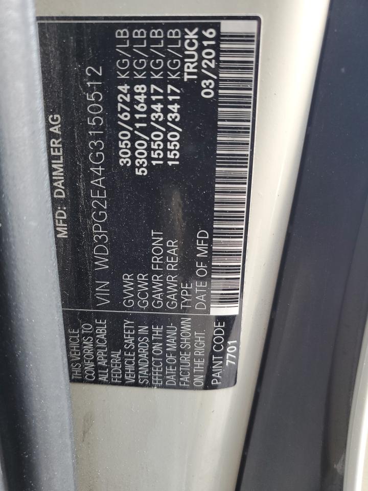 Photo 13 VIN: WD3PG2EA4G3150512 - MERCEDES-BENZ METRIS 