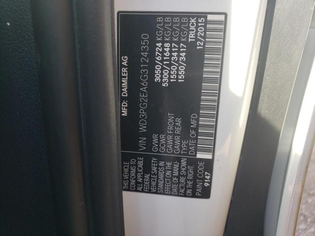 Photo 11 VIN: WD3PG2EA6G3124350 - MERCEDES-BENZ METRIS 