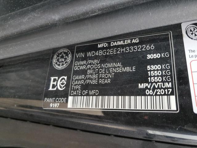 Photo 12 VIN: WD4BG2EE2H3332266 - MERCEDES-BENZ METRIS 