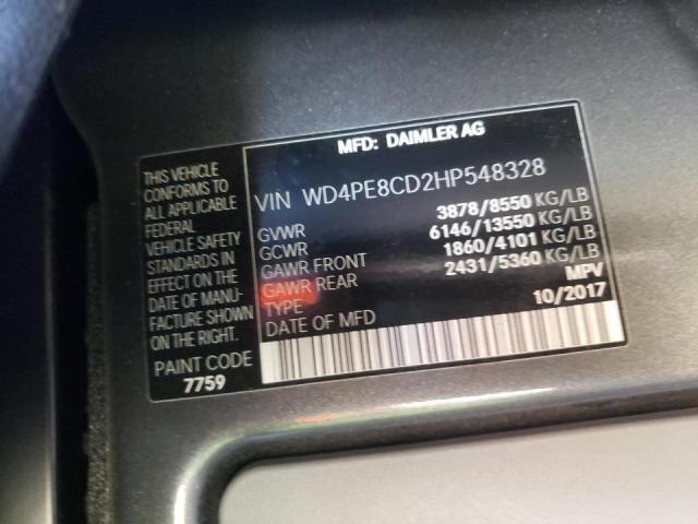 Photo 9 VIN: WD4PE8CD2HP548328 - MERCEDES-BENZ SPRINTER 2 