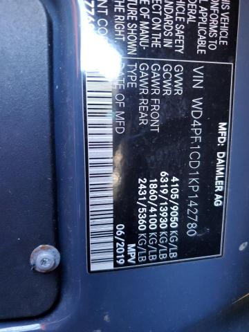 Photo 13 VIN: WD4PF1CD1KP142780 - MERCEDES-BENZ SPRINTER 2 