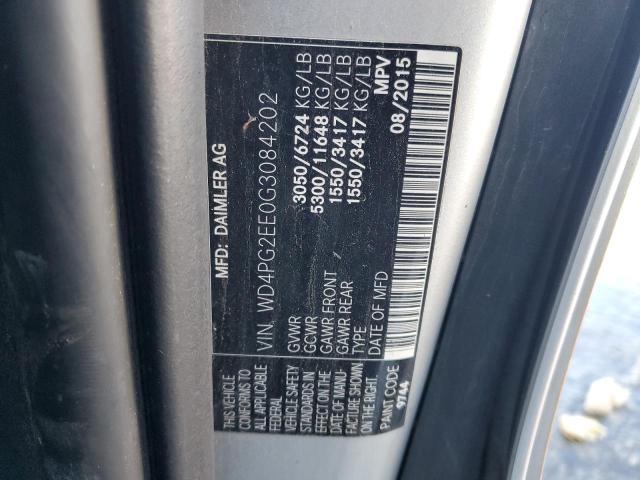 Photo 12 VIN: WD4PG2EE0G3084202 - MERCEDES-BENZ METRIS 