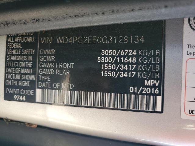 Photo 13 VIN: WD4PG2EE0G3128134 - MERCEDES-BENZ METRIS 