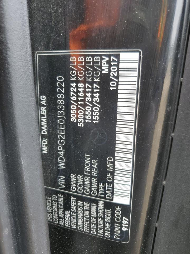 Photo 12 VIN: WD4PG2EE0J3388220 - MERCEDES-BENZ METRIS 