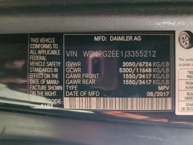 Photo 12 VIN: WD4PG2EE1J3355212 - MERCEDES-BENZ METRIS 