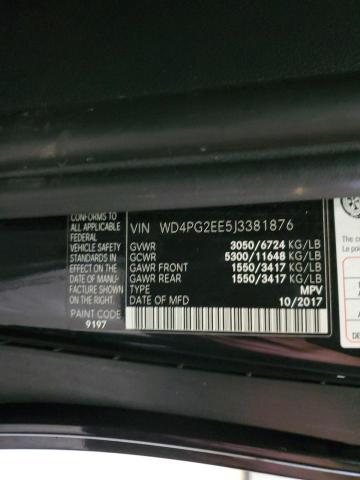 Photo 12 VIN: WD4PG2EE5J3381876 - MERCEDES-BENZ METRIS 