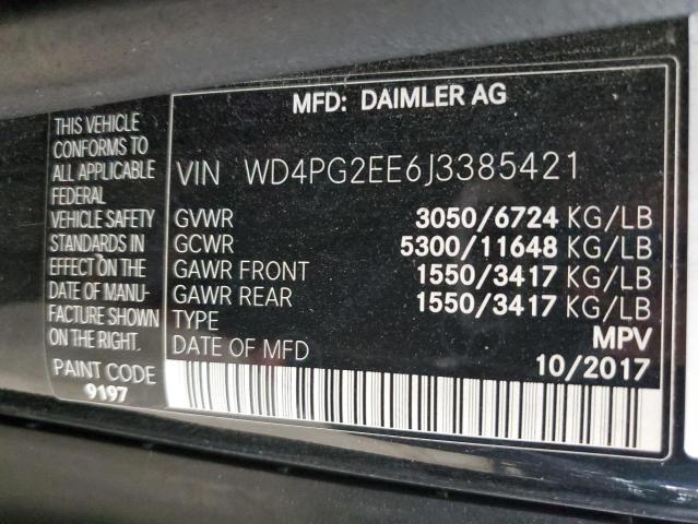 Photo 12 VIN: WD4PG2EE6J3385421 - MERCEDES-BENZ METRIS 