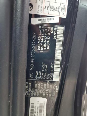 Photo 12 VIN: WD4PG2EE6J3496289 - MERCEDES-BENZ METRIS 