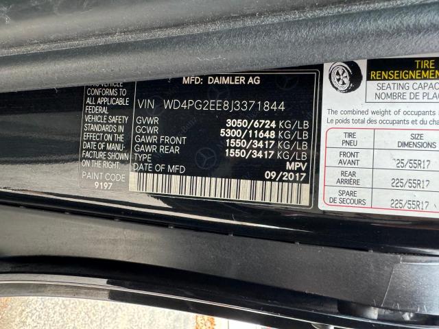 Photo 9 VIN: WD4PG2EE8J3371844 - MERCEDES-BENZ METRIS 