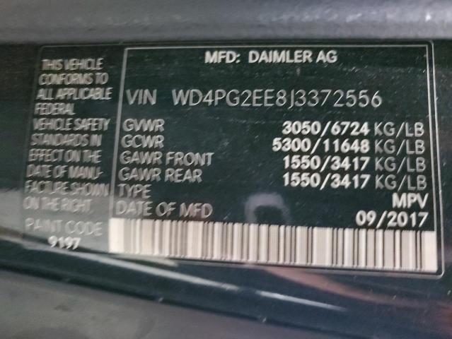 Photo 11 VIN: WD4PG2EE8J3372556 - MERCEDES-BENZ METRIS 