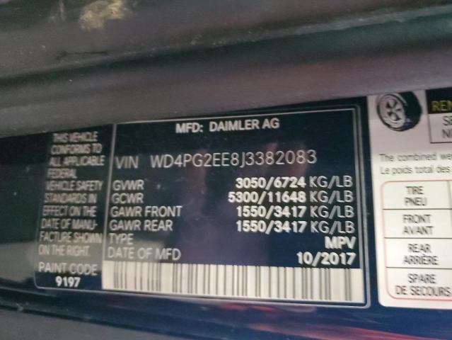 Photo 12 VIN: WD4PG2EE8J3382083 - MERCEDES-BENZ METRIS 