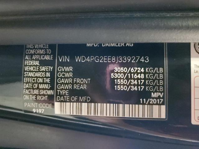 Photo 12 VIN: WD4PG2EE8J3392743 - MERCEDES-BENZ METRIS 