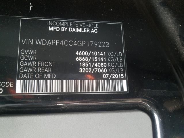 Photo 9 VIN: WDAPF4CC4GP179223 - MERCEDES-BENZ SPRINTER 3 