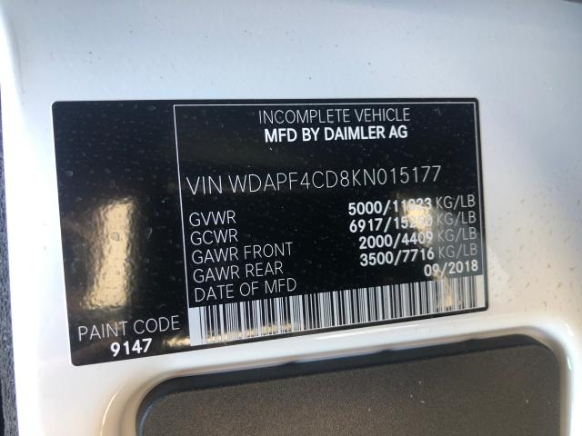 Photo 4 VIN: WDAPF4CD8KN015177 - MERCEDES-BENZ SPRINTER 3 