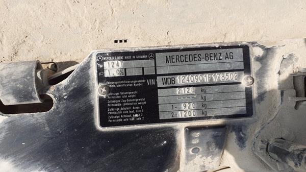 Photo 1 VIN: WDB1240901F178502 - MERCEDES-BENZ 300 TE 