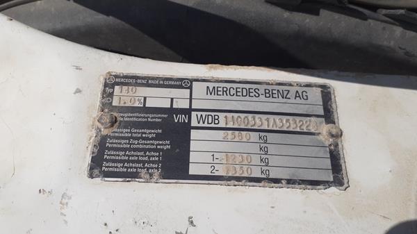 Photo 2 VIN: WDB1400331A353228 - MERCEDES-BENZ S 320 