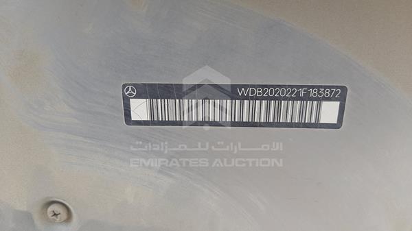 Photo 2 VIN: WDB2020221F183872 - MERCEDES-BENZ C 200 