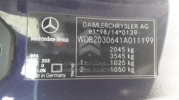 Photo 4 VIN: WDB2030641A011199 - MERCEDES-BENZ C 320 