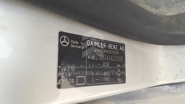 Photo 1 VIN: WDB2100741A531918 - MERCEDES-BENZ E 55 AMG 