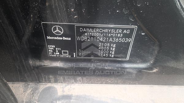 Photo 2 VIN: WDB2110421A365039 - MERCEDES-BENZ E200 