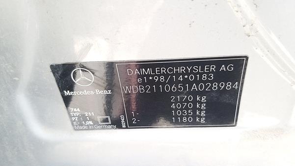 Photo 1 VIN: WDB2110651A028984 - MERCEDES-BENZ E320 