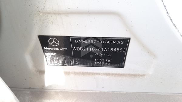 Photo 2 VIN: WDB2110761A184583 - MERCEDES-BENZ E 55 AMG 