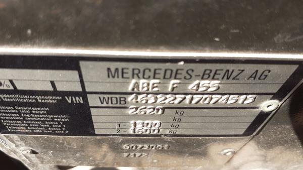 Photo 2 VIN: WDB46322717074513 - MERCEDES G 