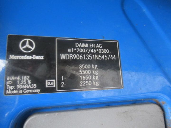 Photo 19 VIN: WDB9061351N545744 - MERCEDES-BENZ SPRINTER CONVERTED BOX VAN 