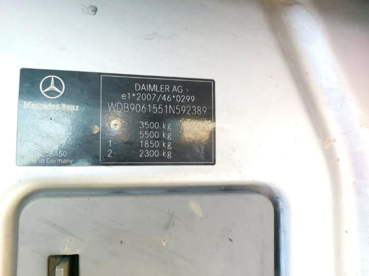 Photo 21 VIN: WDB9061551N592389 - MERCEDES-BENZ SPRINTER 