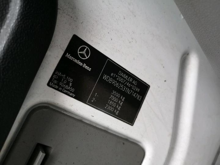 Photo 11 VIN: WDB9062531N714783 - MERCEDES-BENZ SPRINTER 