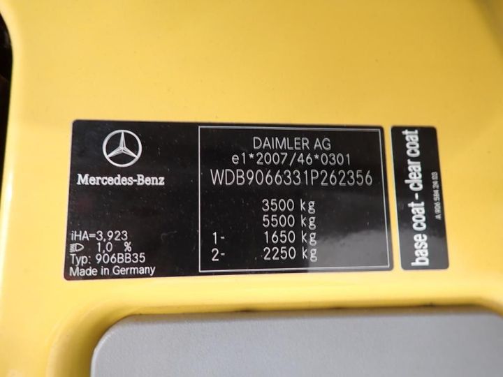 Photo 8 VIN: WDB9066331P262356 - MERCEDES-BENZ SPRINTER 