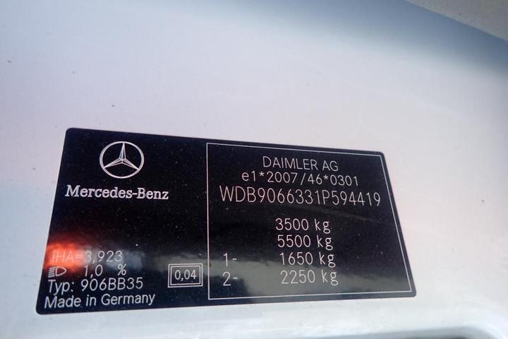 Photo 10 VIN: WDB9066331P594419 - MERCEDES-BENZ SPRINTER 