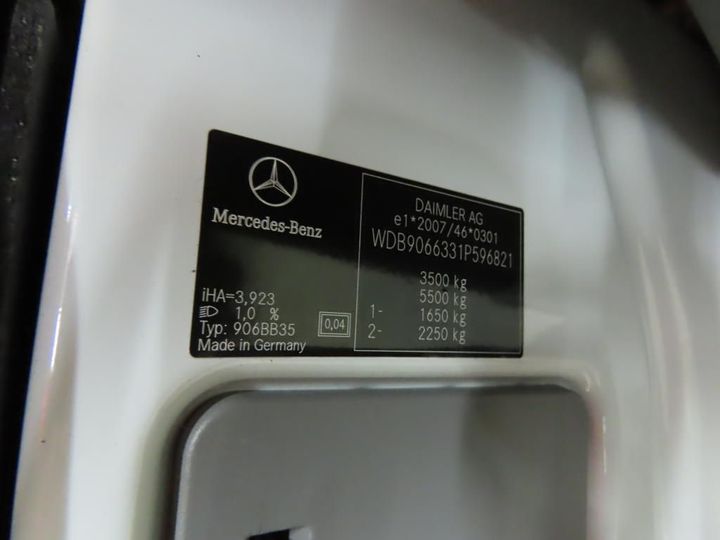 Photo 3 VIN: WDB9066331P596821 - MERCEDES-BENZ SPRINTER 