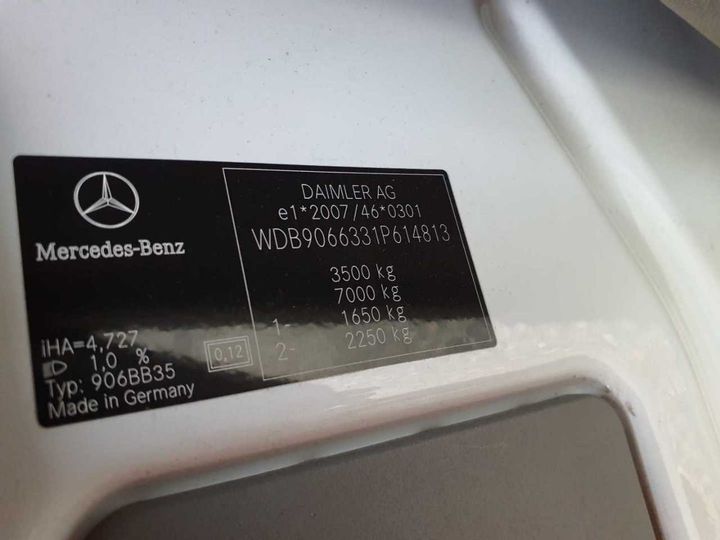 Photo 12 VIN: WDB9066331P614813 - MERCEDES-BENZ 316 CDI (BLUETEC) 