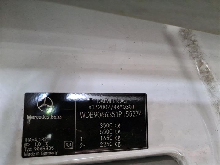 Photo 8 VIN: WDB9066351P155274 - MERCEDES-BENZ SPRINTER POST.N 