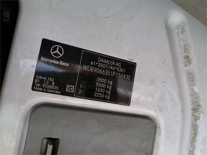 Photo 8 VIN: WDB9066351P156430 - MERCEDES-BENZ SPRINTER POST.N 