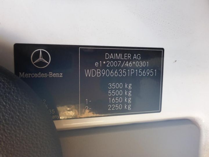 Photo 7 VIN: WDB9066351P156951 - MERCEDES-BENZ SPRINTER 313 BLUETEC EURO 6 