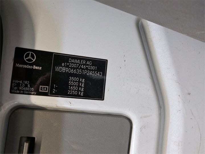 Photo 8 VIN: WDB9066351P245543 - MERCEDES-BENZ SPRINTER POST.N 