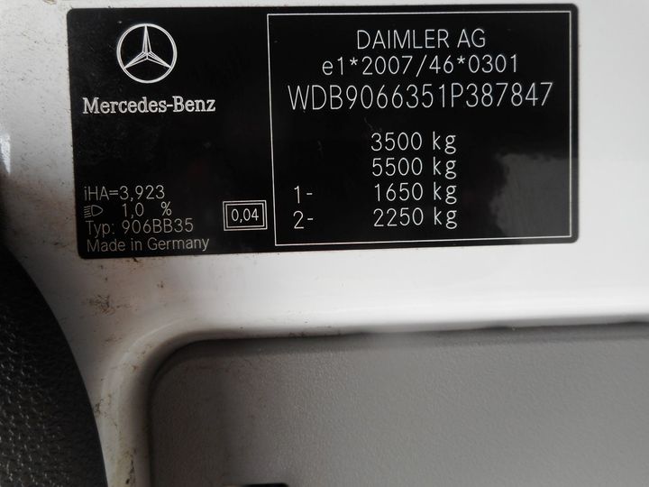 Photo 17 VIN: WDB9066351P387847 - MERCEDES-BENZ SPRINTER 