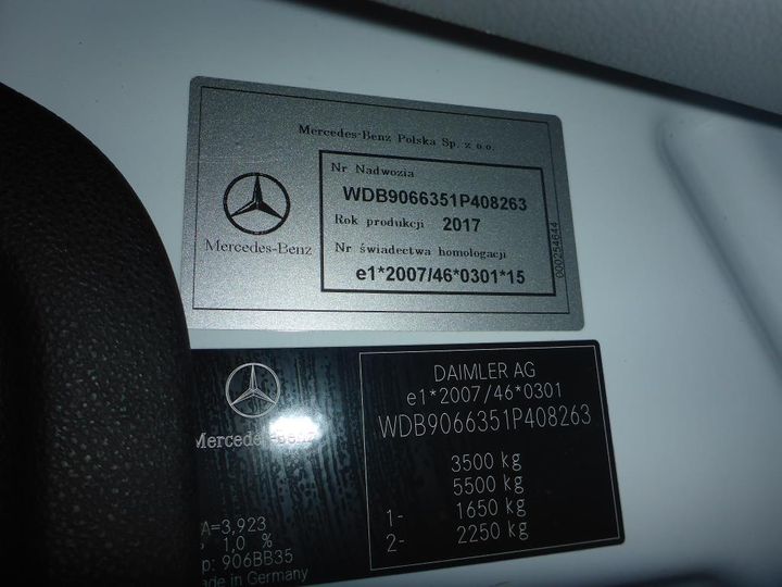 Photo 9 VIN: WDB9066351P408263 - MERCEDES-BENZ SPRINTER 316 CDI EURO 6 