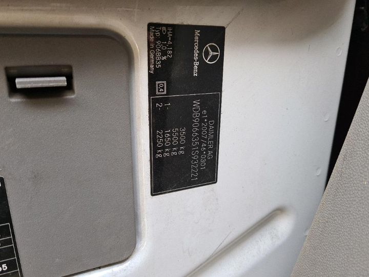 Photo 8 VIN: WDB9066351S932221 - MERCEDES-BENZ SPRINTER POST.N 