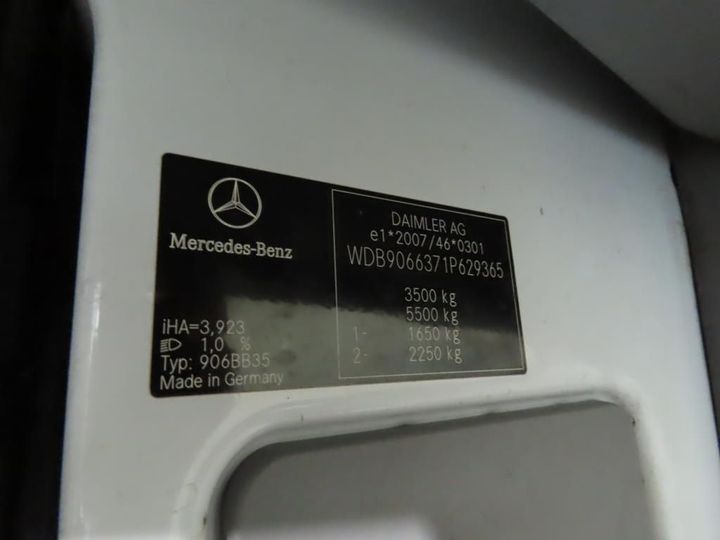 Photo 3 VIN: WDB9066371P629365 - MERCEDES-BENZ SPRINTER 