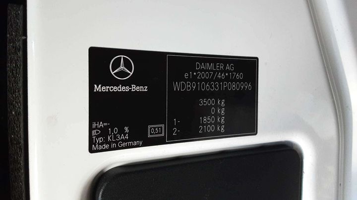 Photo 19 VIN: WDB9106331P080996 - MERCEDES-BENZ SPRINTER 