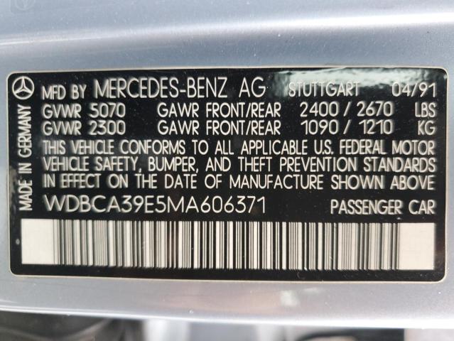 Photo 11 VIN: WDBCA39E5MA606371 - MERCEDES-BENZ 560-CLASS 