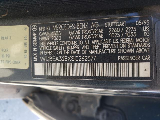 Photo 9 VIN: WDBEA32EXSC262377 - MERCEDES-BENZ E 320 BASE 