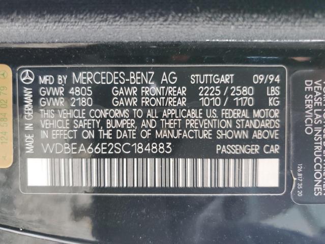 Photo 11 VIN: WDBEA66E2SC184883 - MERCEDES-BENZ E 320 